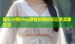 糖心小桃vlog静音拍摄轻松记录温馨生活