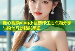 糖心视频vlog小巨创作生活点滴分享与粉丝互动精彩呈现