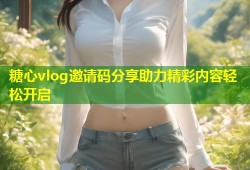 糖心vlog邀请码分享助力精彩内容轻松开启
