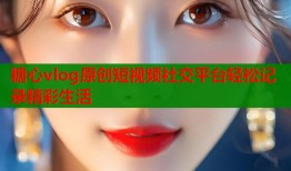 糖心vlog原创短视频社交平台轻松记录精彩生活