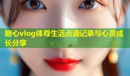 糖心vlog体尊生活点滴记录与心灵成长分享
