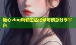 糖心vlog精彩生活记录与创意分享平台