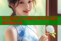 糖心唐伯虎vlog精彩记录生活点滴与美好瞬间分享