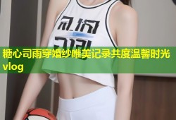 糖心司雨穿婚纱唯美记录共度温馨时光vlog