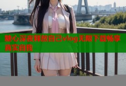 糖心深夜释放自己vlog无限下载畅享真实自我