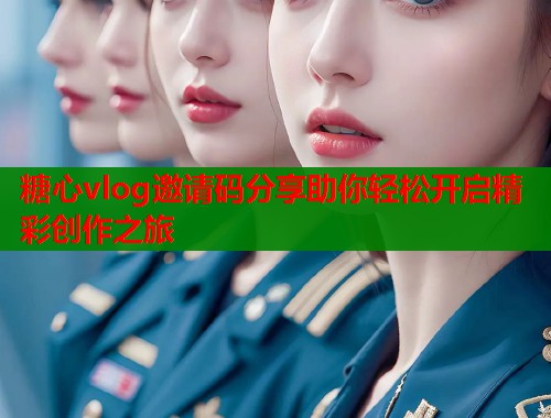 糖心vlog邀请码分享助你轻松开启精彩创作之旅